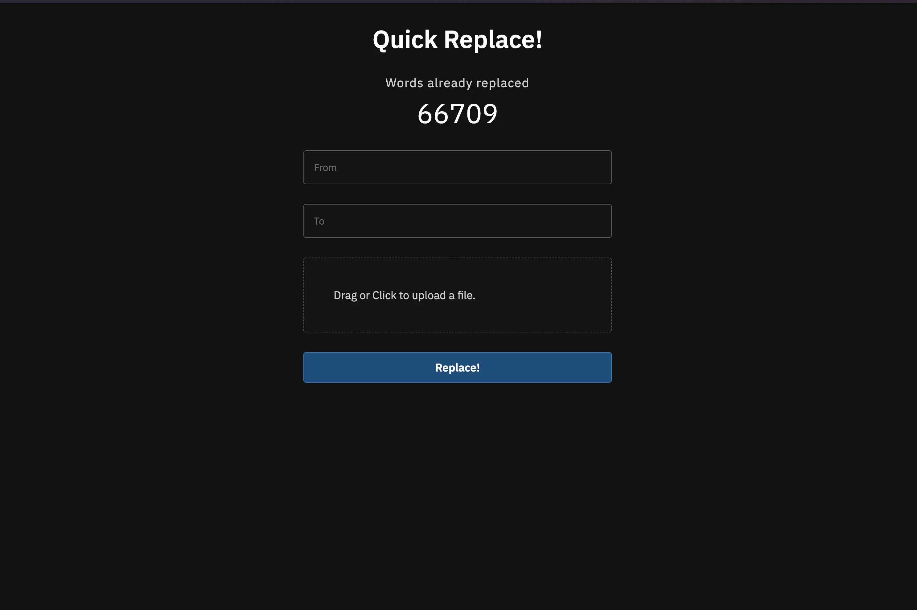 Quick Replace